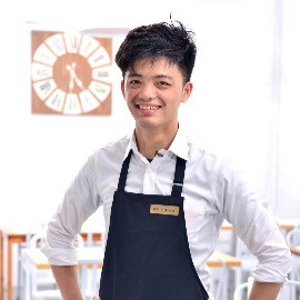 ▲希拉餐廳副理 陳瀚明 ▲希拉餐廳副理 陳瀚明